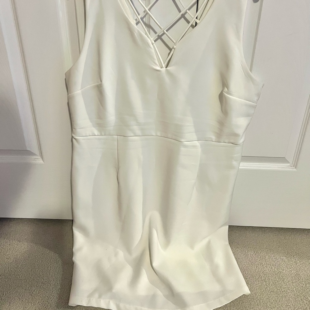Strappy white Forever 21 dress